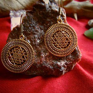 Hippie Chic Earrings - Golden